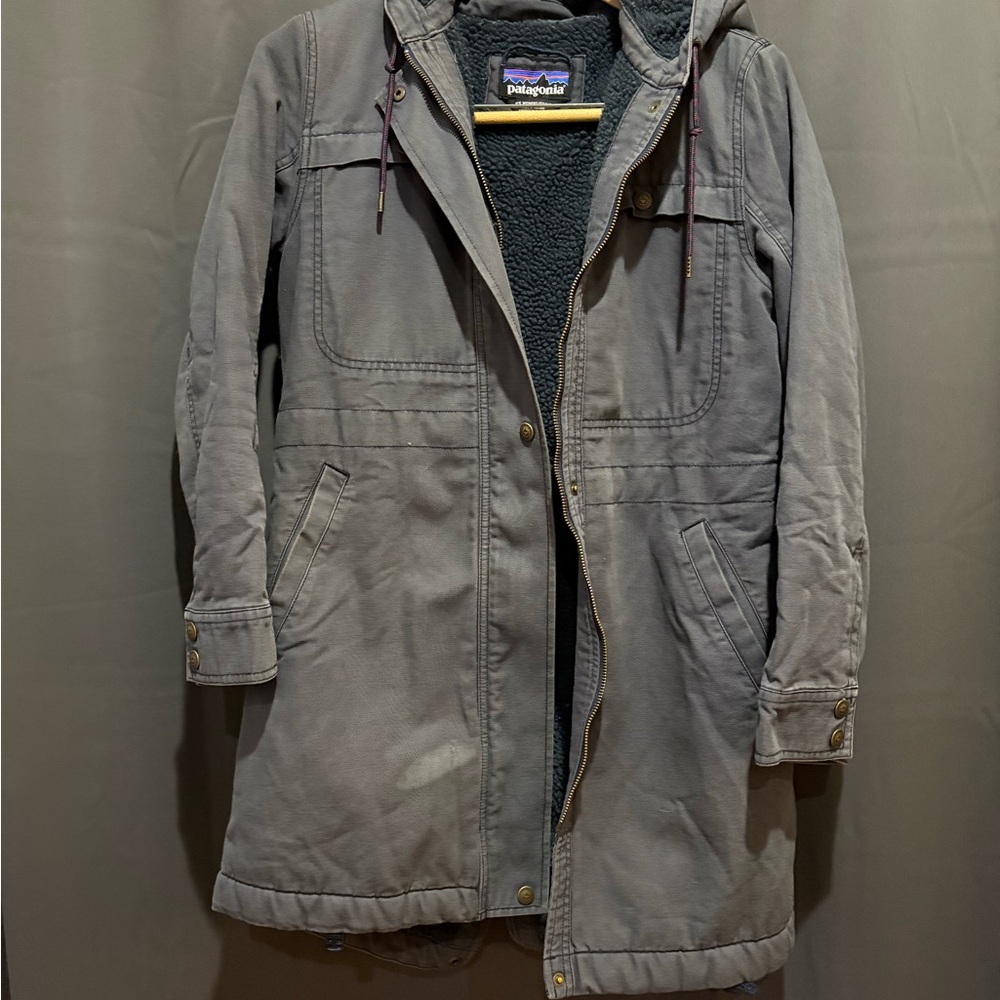 Patagonia Navy Hooded Jacket